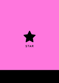 Lucky Star / Black&Strawberry Pink 04