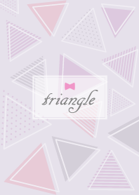 Triangle Ribbon'Purple'