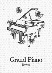 GrandPiano&flower ver_BK&WH3