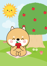 Shiba Inu in Forest Theme