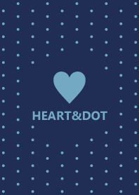 HEART&DOT *NAVY BLUE 2*