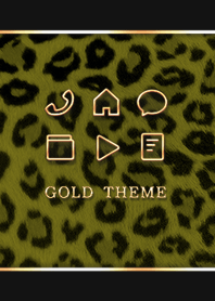 GOLD x PANTHER PATTERN  - 01 F-34