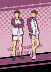 ハイキュー！！　白鳥沢学園　牛島　天童　他 ハイキュー!! 白鳥沢学園高校 牛島＆天童 - LINE 着せかえ