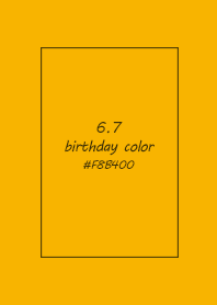 birthday color - June 7
