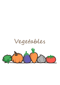 vegetables - 01 - white