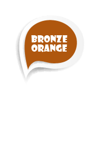 Bronze Orange Button In White V.2