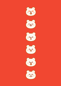 Cute little bear every day-Orange