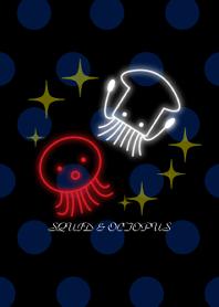 SQUID & OCTOPUS -Polka dot-