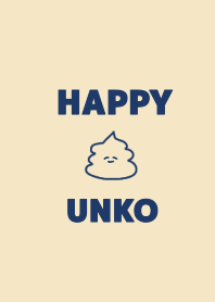 HAPPY_UNKO (nevy beige)