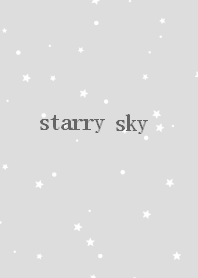 starry sky (gray)