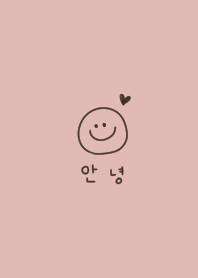 pink beige. Korea. Smile.