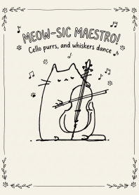 Meow-sic Maestro: Cello Cat's Melody