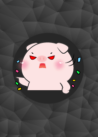 Simple Angry Cute Pig Theme