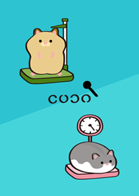 ตรวจสุขภาพหนูแฮมสเตอร์!(สีฟ้ามิ้นท์)