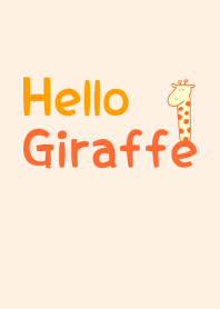 Hello Giraffe orange 18