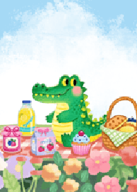 Picnic with crocodile v.2