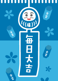 LUCKY DARUMA / SAKURA / Blue x Blue