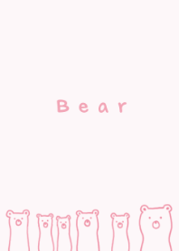 LONG BEAR-PINK