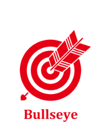 Bullseye[White Red]