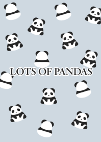 LOTS OF PANDASj-BLUE BEIGE