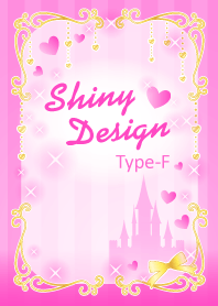 Shiny Design Type-F Pink Heart