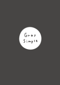 Simple dark gray..