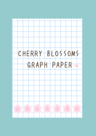 CHERRY BLOSSOMS GRAPH PAPER...