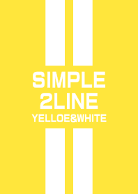 Yellow & White double line(2line)