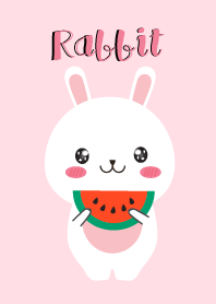 Simple Cute White Rabbit V.2