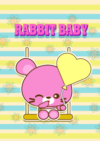 Pink rabbit baby