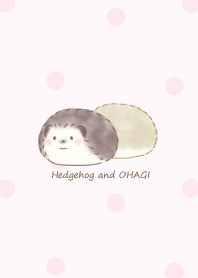 Hedgehog and Ohagi -pink- dot