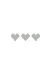 ミニドット絵ハート(くすみ2-04)