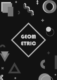 Flat Geometric Cod Black 4