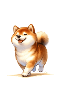 Happy little Shiba Inu