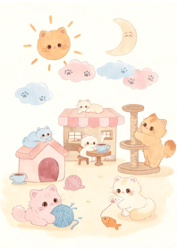 Fluffy Cat Town