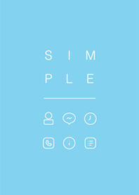 SIMPLE / blue.