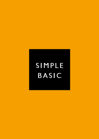 Simple&Basic Black Orange