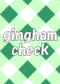 gingham check(Green)