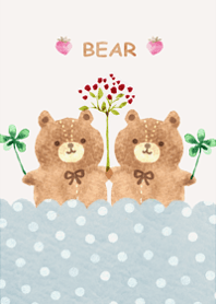 Cute cute simple bear.16.