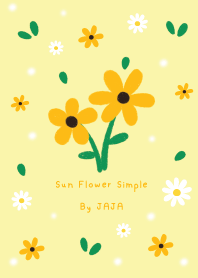 ดอกทานตะวัน เรียบง่าย โดย จาจา  01