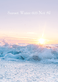 Sunset Water 605 Not AI