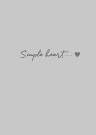 simple heart (gray)