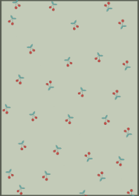 cherry_pattern (greenbeige)