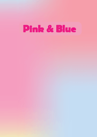 Pink and blue theme