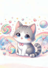 Cute fat cat round body n.16