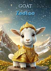 Goat golden Zodiac 12 sign
