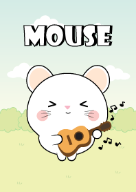 Mini Lovely White Mouse Theme