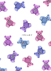くまだらけ♡ 白version
