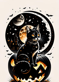 halloween cat 8804ce