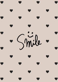 Black heart darkish Beige3 from Japan